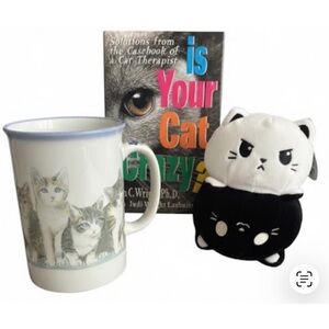 📚🐾 Cozy Cat Lover’s Bundle – Mug, Plush & Book